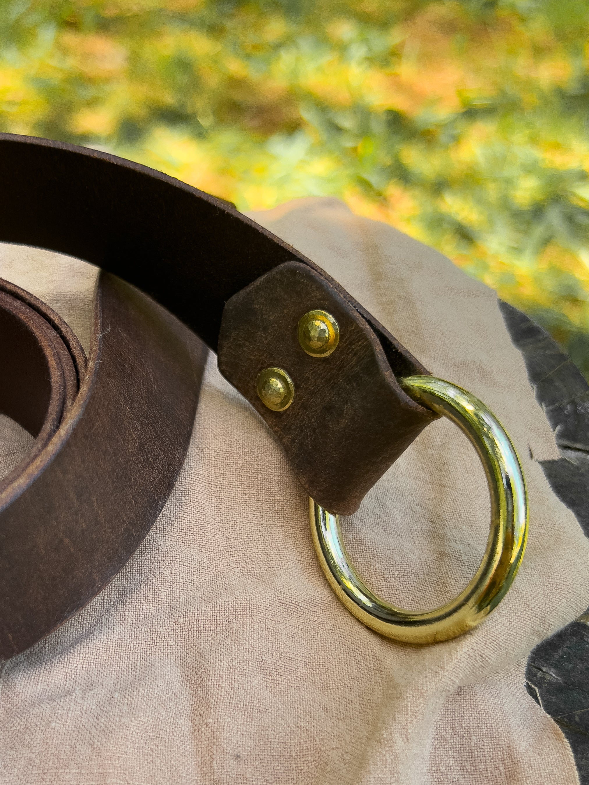The Traveller's Belt | Long Leather Knot Belt | Fabled Fox Clothiers